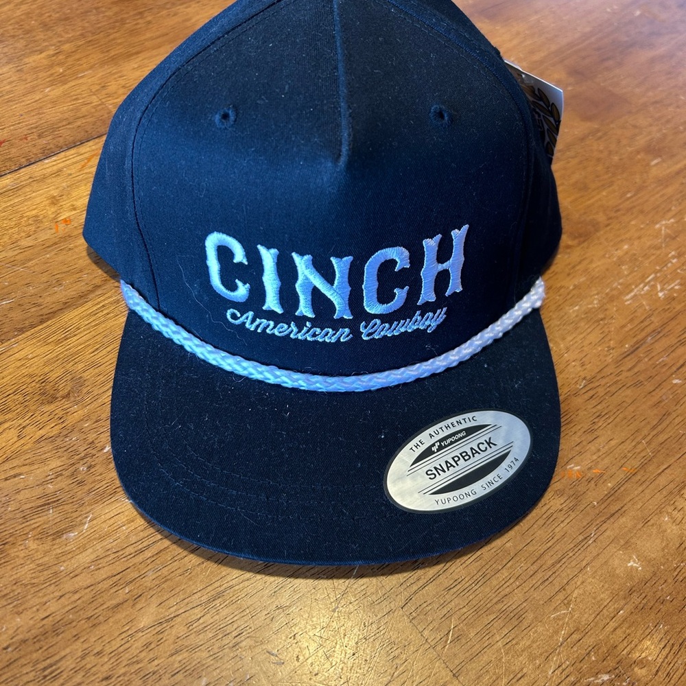 Cinch American Cowboy Black Snapback Hat